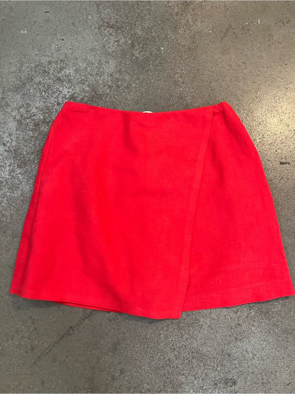 Abercrombie & Fitch Bright Red Mini Skirt